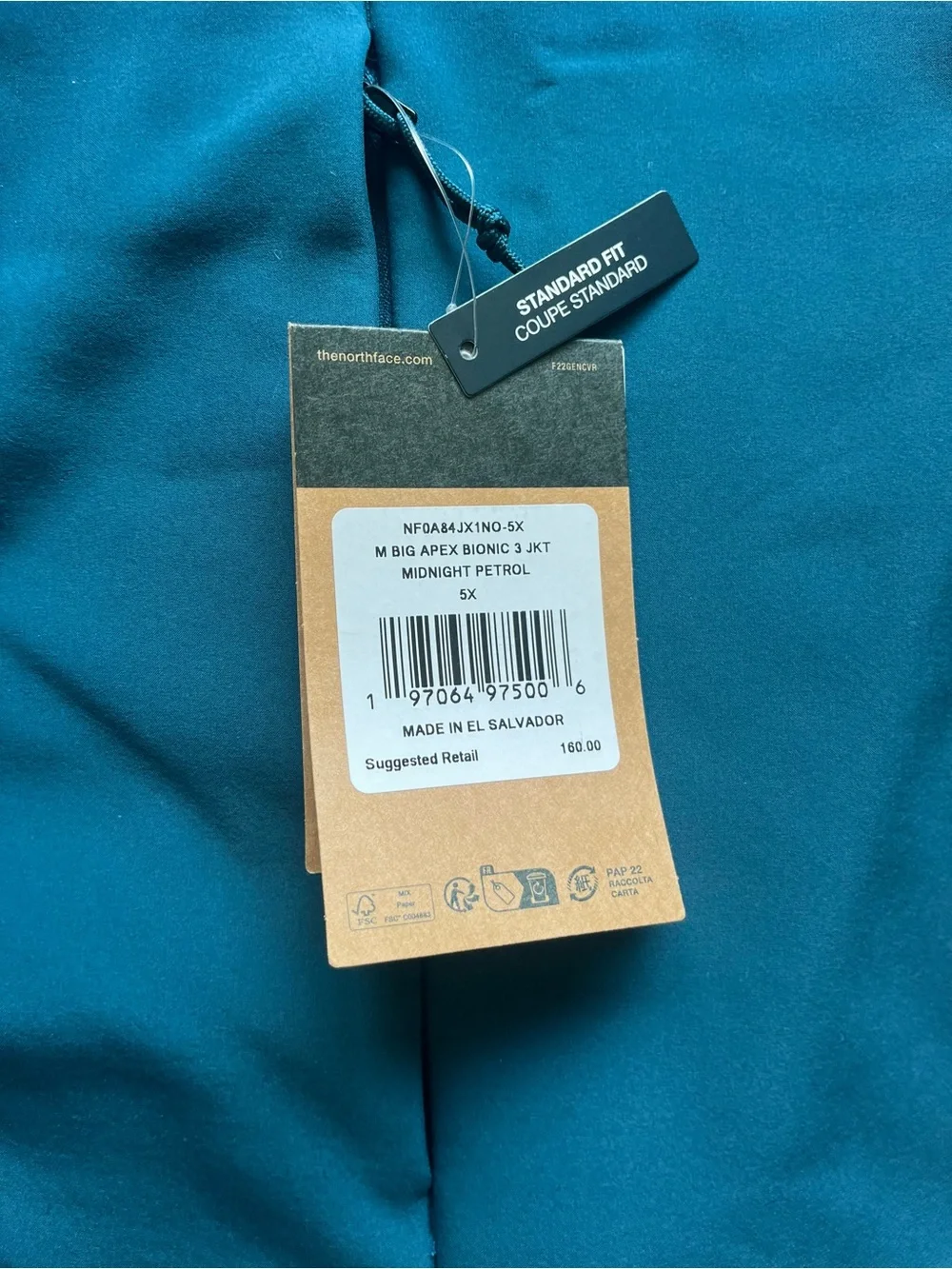 The North Face new tags